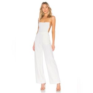REVOLVE NBD "Prosecco Jumpsuit in Ivory", size XS
